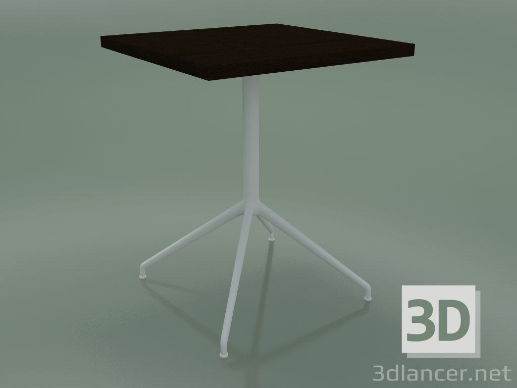 3D modeli Kare masa 5753 (H 74.5 - 60x60 cm, Wenge, V12) - önizleme