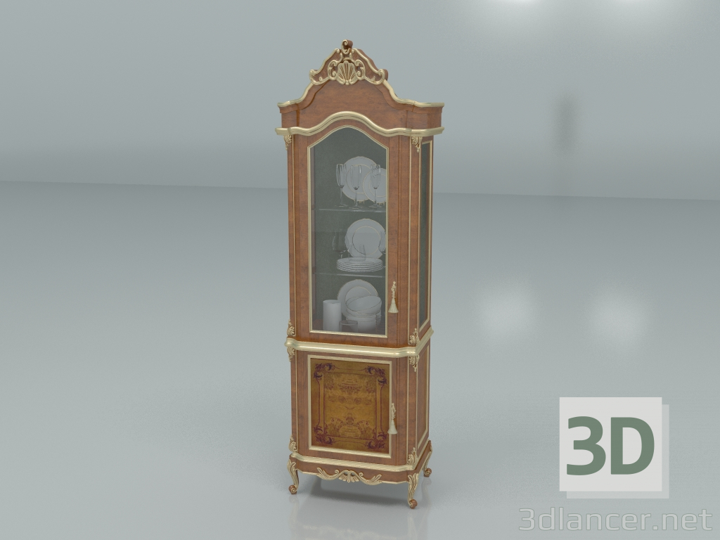 3d model Vitrina de una puerta (art. 12117) - vista previa