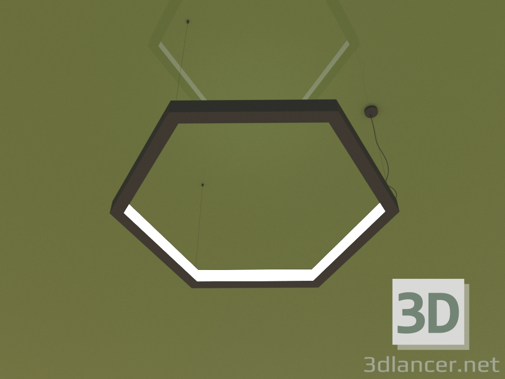 3D modeli Lamba HEXAGON DENTRO (1200 mm) - önizleme