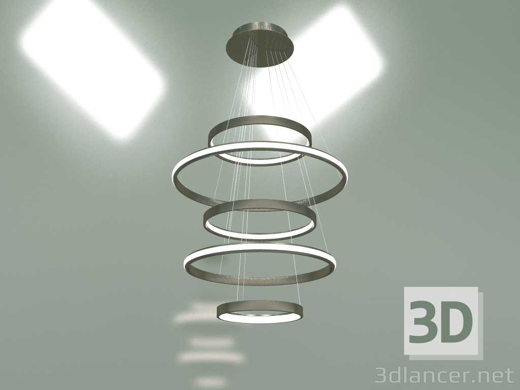 Modelo 3d Luminária pendente 90179-5 (níquel acetinado) - preview