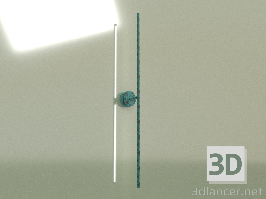 3d model Aplique de pared LINE 1000 26308-1 (Verde) - vista previa