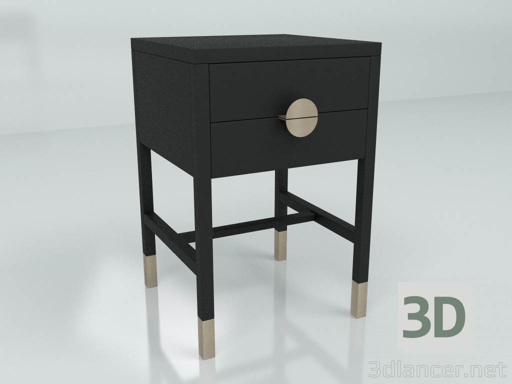 Modelo 3d Mesa de cabeceira T014 - preview