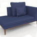 3D Modell Liegestuhl DG 176 Chaiselongue RH - Vorschau