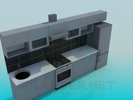 3d model Cocina - vista previa