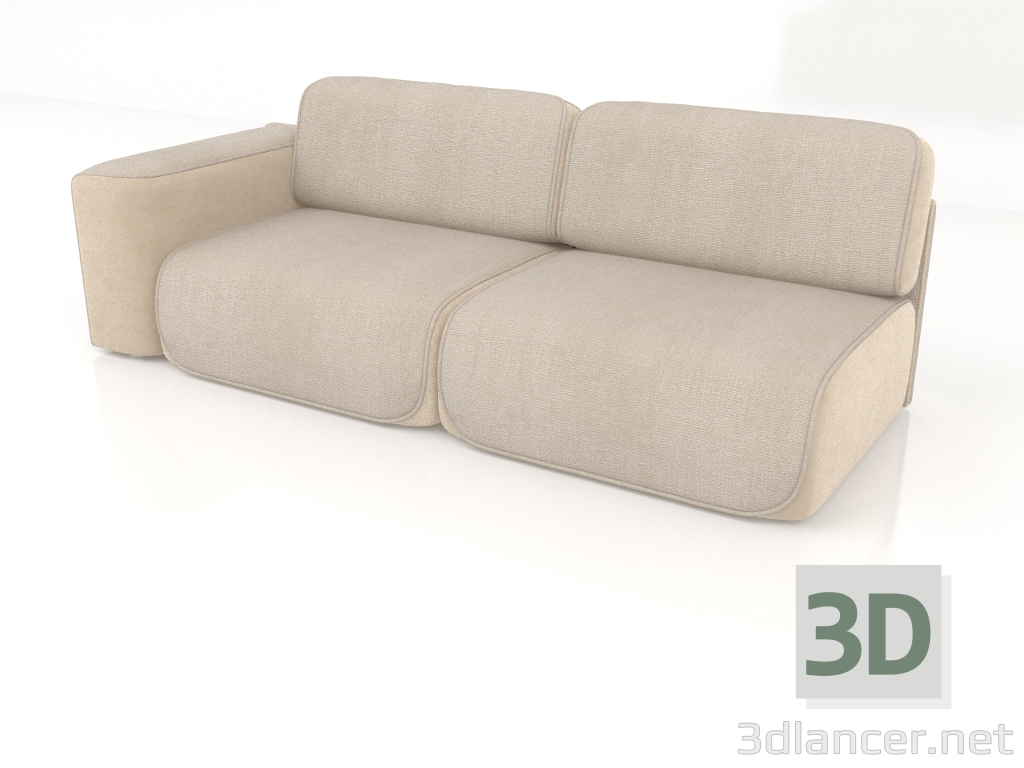 modello 3D Divano componibile (ST736) - anteprima