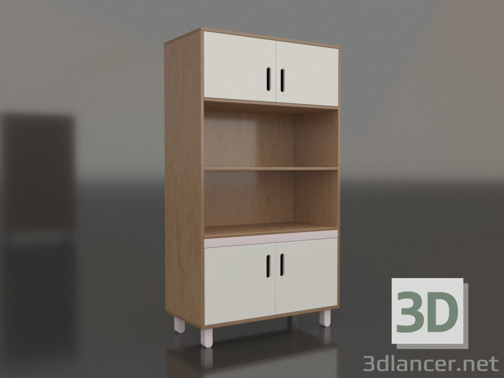 modello 3D Libreria TUNE V (WPTVAA) - anteprima