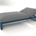 Modelo 3d Cama para descanso 100 (azul cinza) - preview