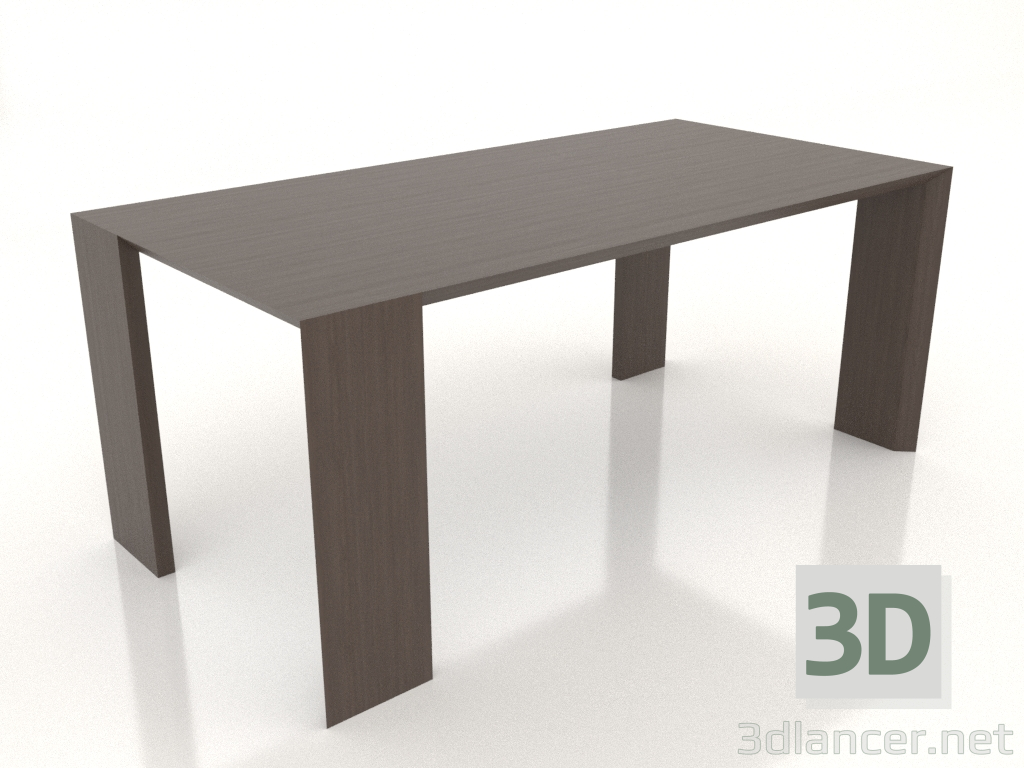 modello 3D Tavolo da pranzo Ispolin 1800x900x750 mm (opzione 1) - anteprima modello 3D Tavolo da pranzo Ispolin 1800x900x750 mm (opzione 1) - anteprima