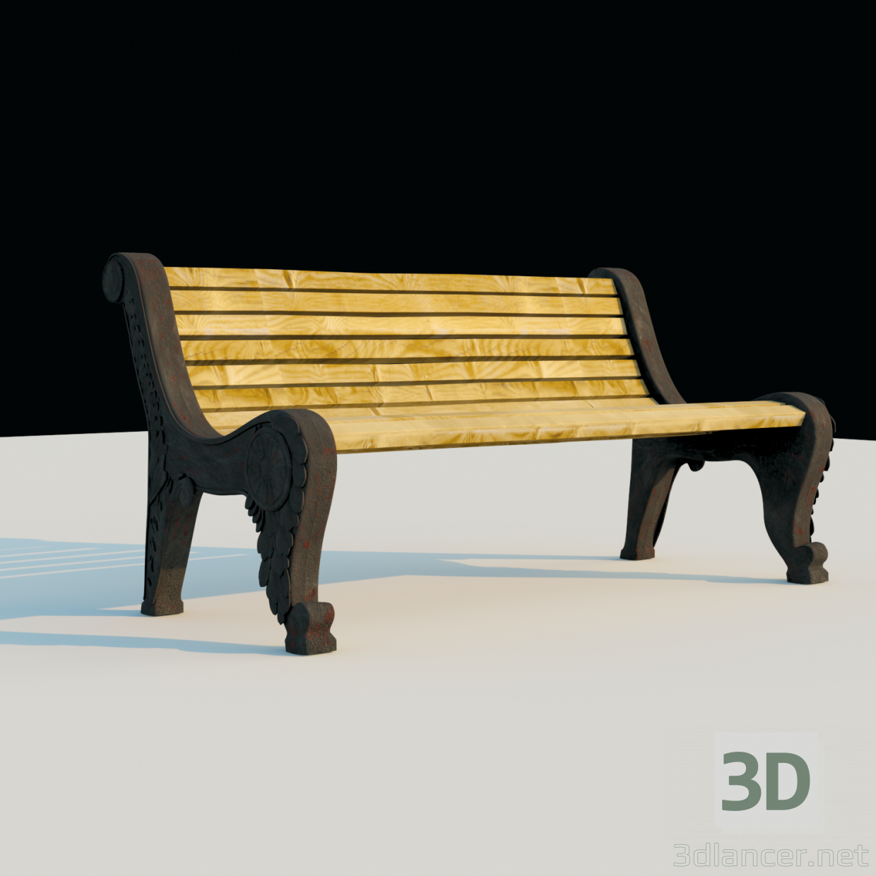 3d Лавка модель купити - зображення