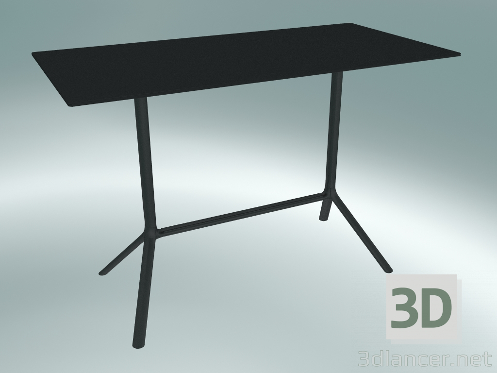 3d model Table MIURA (9587-71 (80x160cm), H 103cm, black, black) - preview