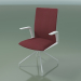 3d model Chair 4824 (on the flyover, rotating, with front panel upholstery - fabric, V12) - preview