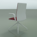 3d model Chair 4824 (on the flyover, rotating, with front panel upholstery - fabric, V12) - preview