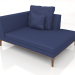 3d model Tumbona DG 176 chaiselongue grande LH - vista previa