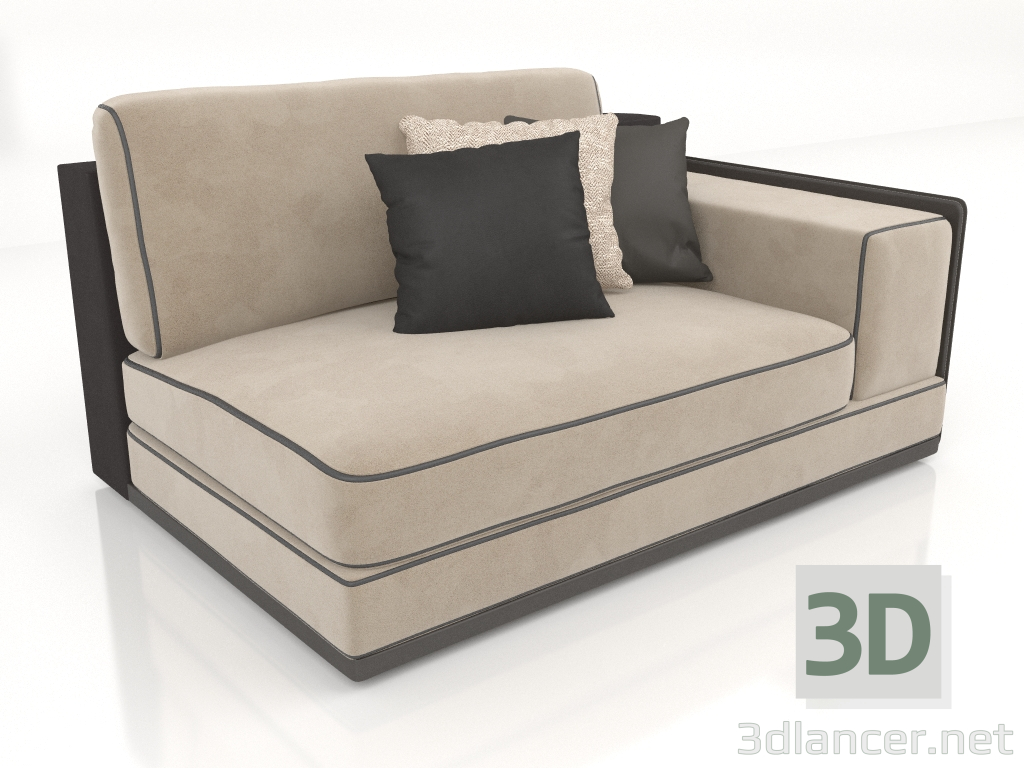 modello 3D Divano componibile (ST753) - anteprima