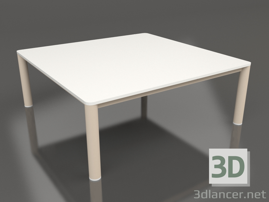 Modelo 3d Mesa de centro 94×94 (Areia, DEKTON Zenith) - preview