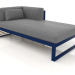 3d model Modular sofa, section 2 right (Night blue) - preview