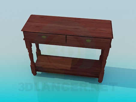 3d model Table-pedestal - preview