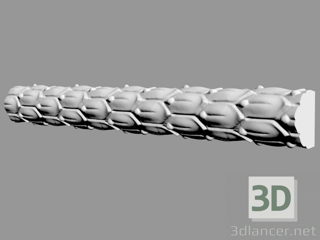 3D Modell Schneiden von DP-18 (40x20mm) - Vorschau