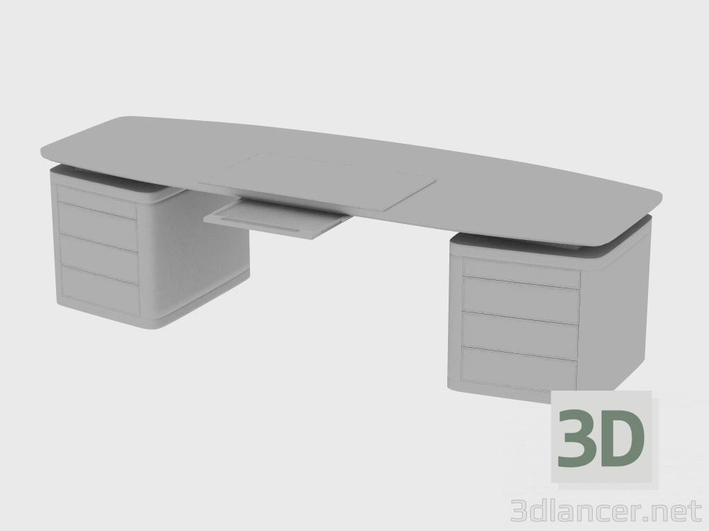 3D modeli PENINSULA OLMADAN MASA EKTOR MASASI (280x87xH75) - önizleme