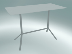 Mesa MIURA (9587-71 (80x160cm), H 103cm, branco, branco)