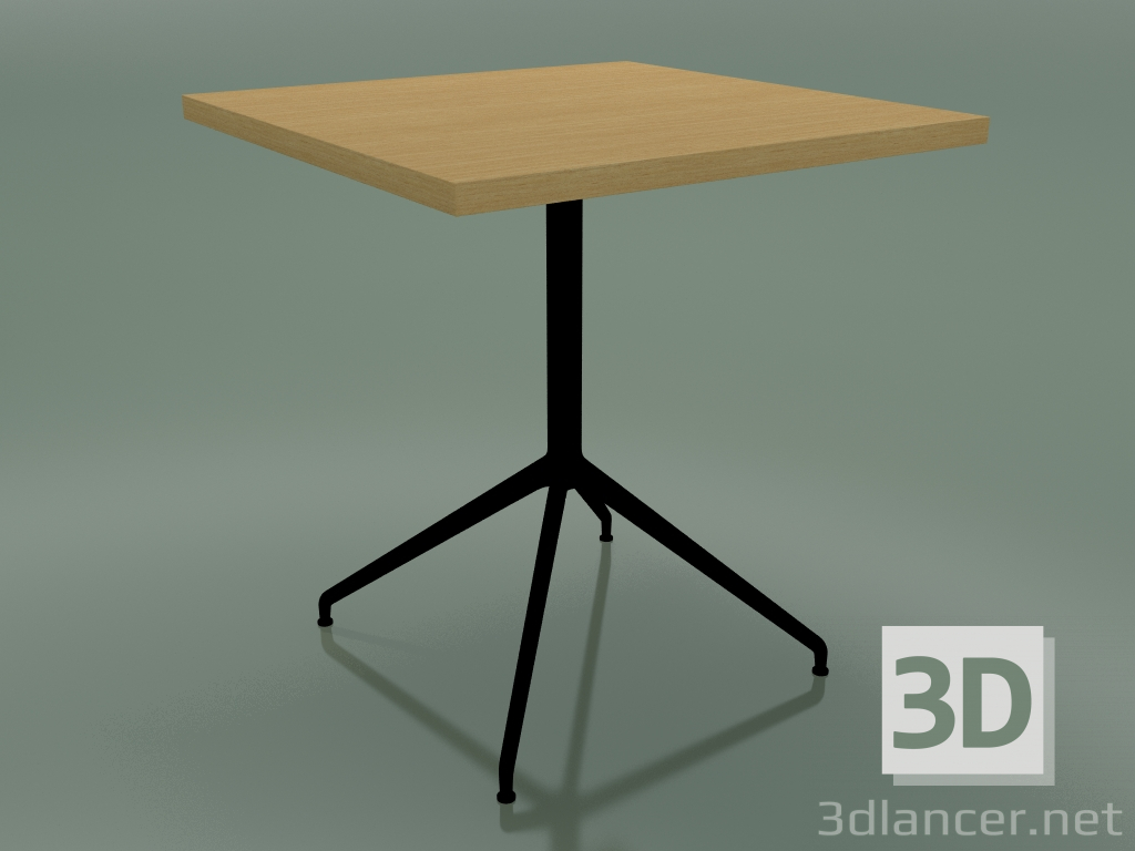 3d модель Стіл квадратний 5754 (H 74,5 - 70x70 cm, Natural oak, V39) – превью