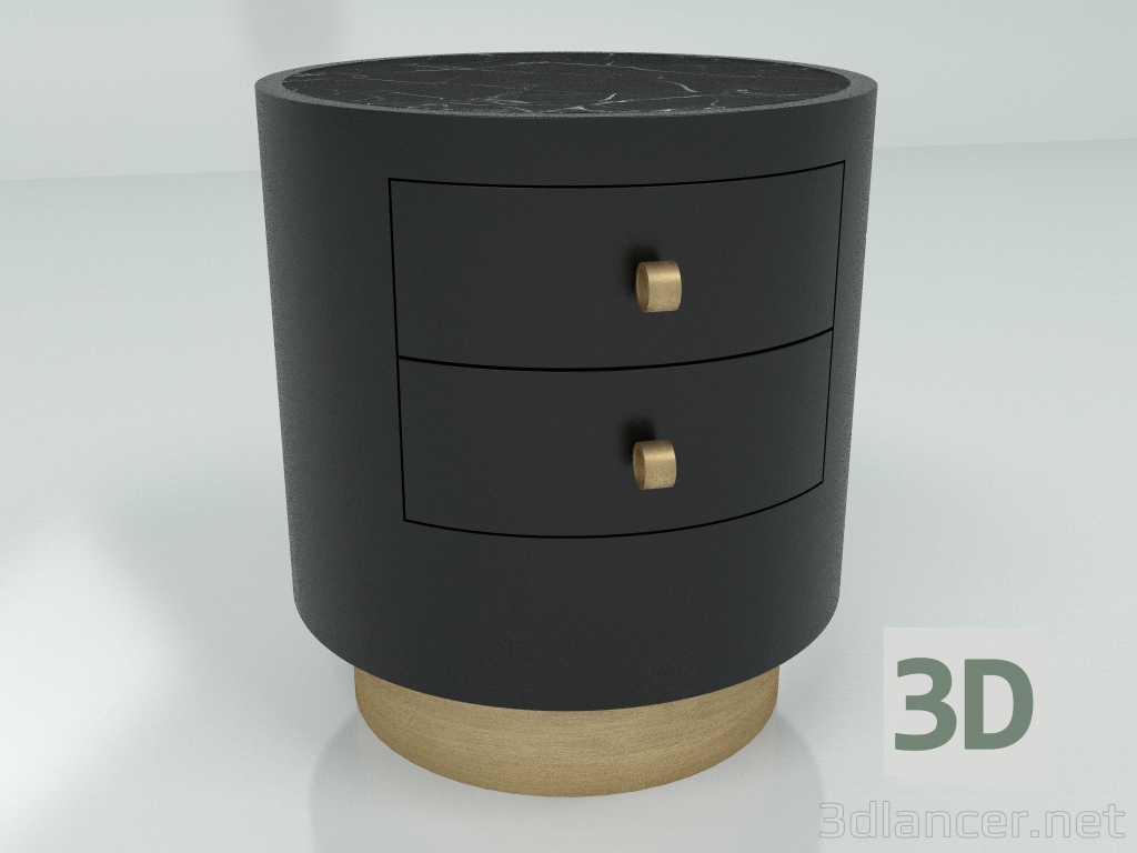 3d model Mesita de noche T022 - vista previa