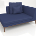 modello 3D Sdraio DG 176 chaiselongue grande dx - anteprima