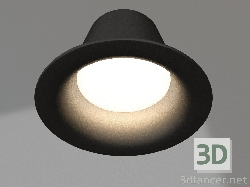 modèle 3D Lampe MS-BLIZZARD-BUILT-R102-8W Warm3000 (Noir, 100°, 230V) - preview