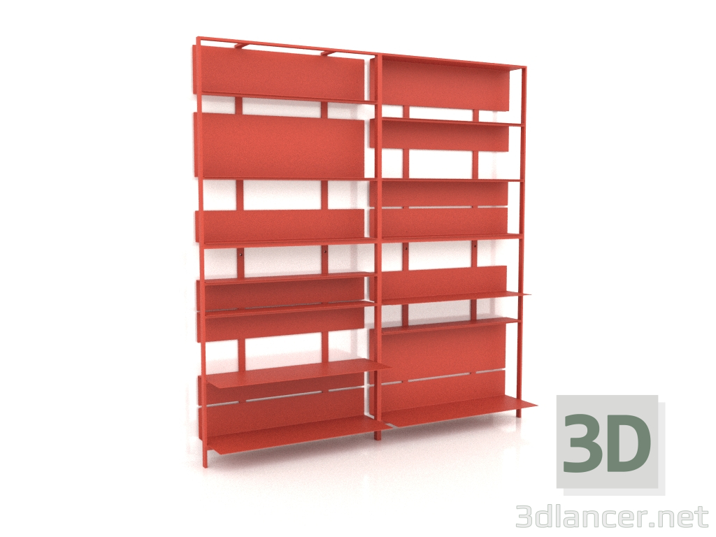 3d model Sistema de estanterías (composición 14) - vista previa