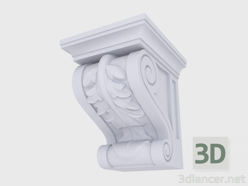 modèle 3D Support avant (FT58SB) - preview