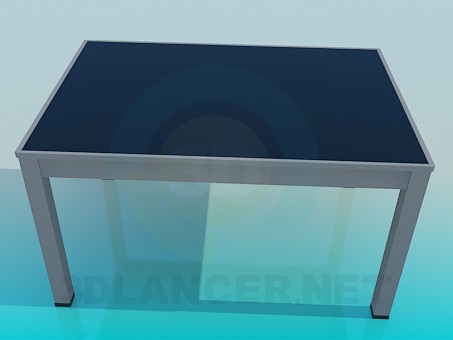 modèle 3D Table de bureau - preview