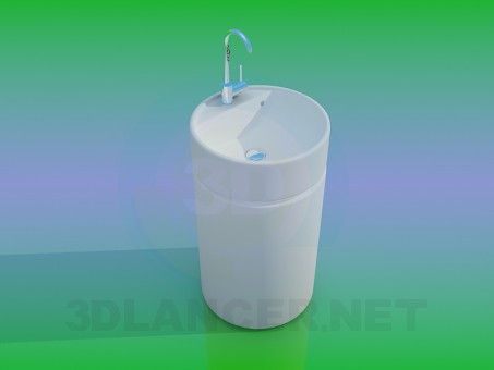modèle 3D Lavabo - preview