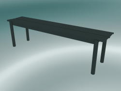 Лавка Linear Steel (170 cm, Dark Green)