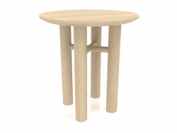 Tabouret JT 062 (option 1) (D=400x430, bois blanc)