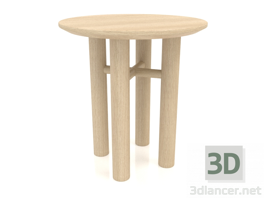 3D modeli Tabure JT 062 (seçenek 1) (D=400x430, ahşap beyazı) - önizleme