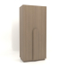 modèle 3D Armoire MW 04 bois (option 4, 1000x650x2200, gris bois) - preview