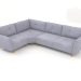 3d model Lyukke 4-seater corner sofa - preview