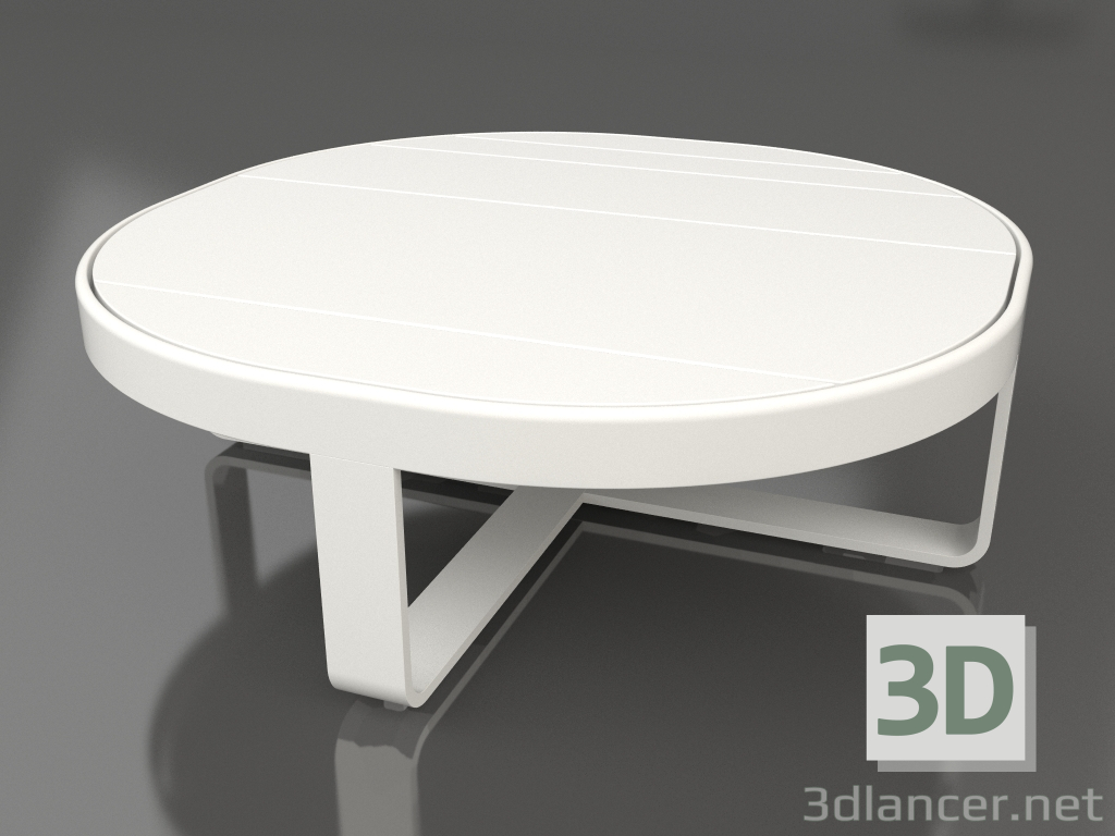 modèle 3D Table basse ronde Ø90 (DEKTON Zenith, Gris Agate) - preview