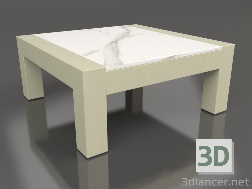 3d модель Боковой стол (Gold, DEKTON Aura) – превью