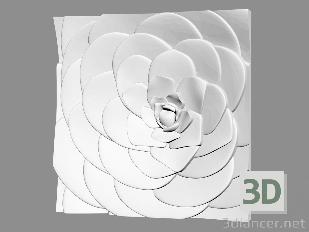 3d model Gypsum wall panel (art. 157) - preview