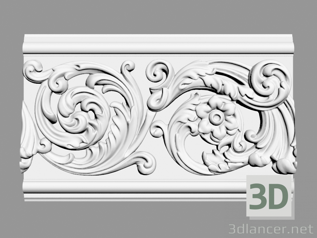 3d model Frieze DF-3 (460h85mm) - preview