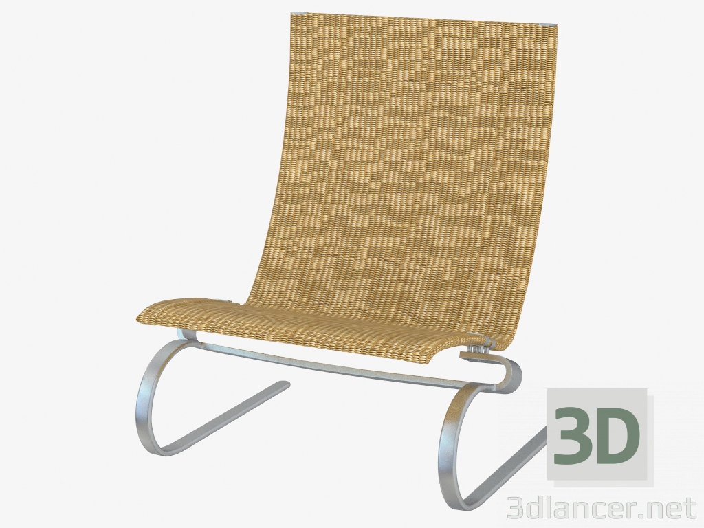 3D Modell Sessel PK20 (Geflecht) - Vorschau