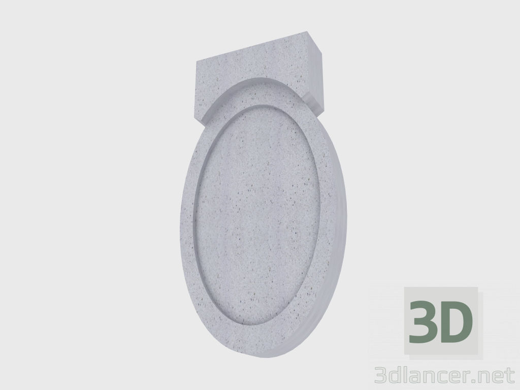 modello 3D Staffa anteriore (FT62L) - anteprima