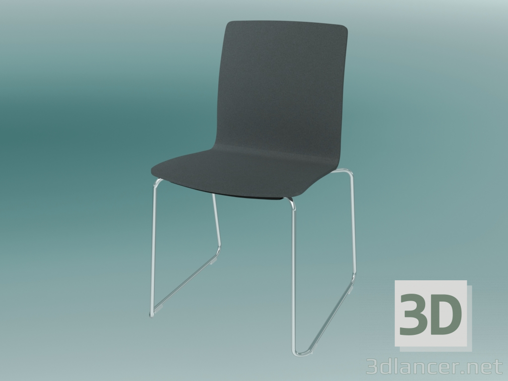 modello 3D Sedia visitatore (K12V3) - anteprima