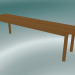 3d model Bench Linear Steel (170 cm, Brunt Orange) - preview