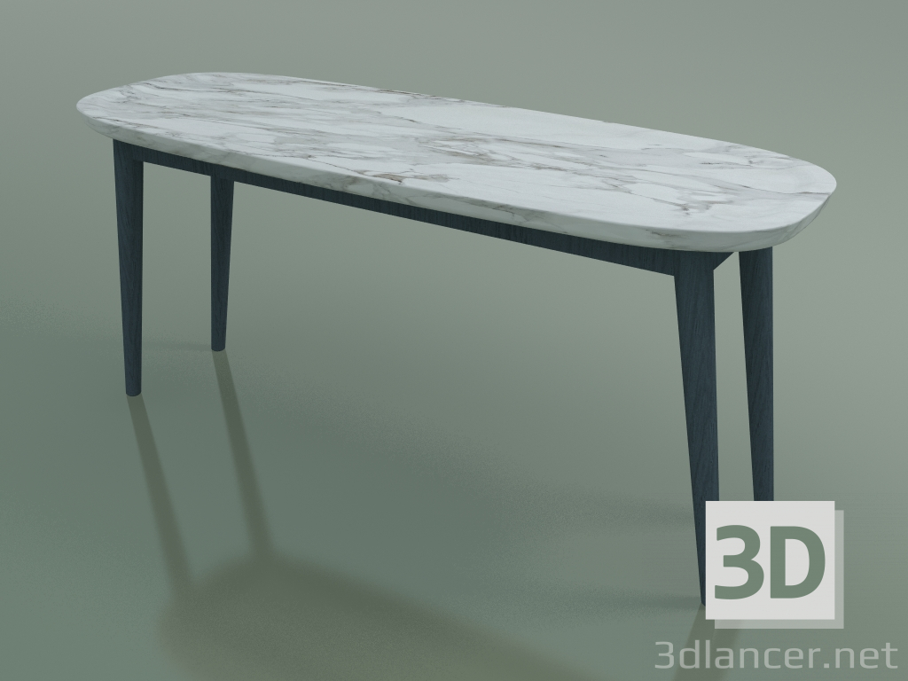 3D modeli Sehpa oval (247 R, Mermer, Mavi) - önizleme