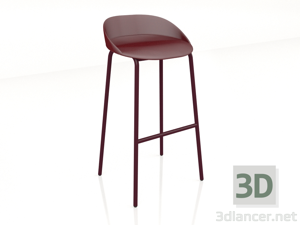 3D modeli Bar taburesi Team TE01HF - önizleme