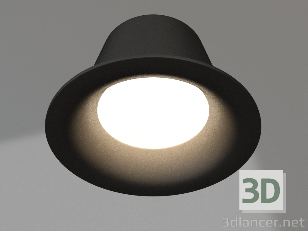 3D Modell Lampe MS-BLIZZARD-BUILT-R115-10W Warm3000 (BK, 100 Grad, 230V) - Vorschau