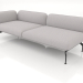 3d model Sofa module 2.5 seats with an armrest on the left - preview