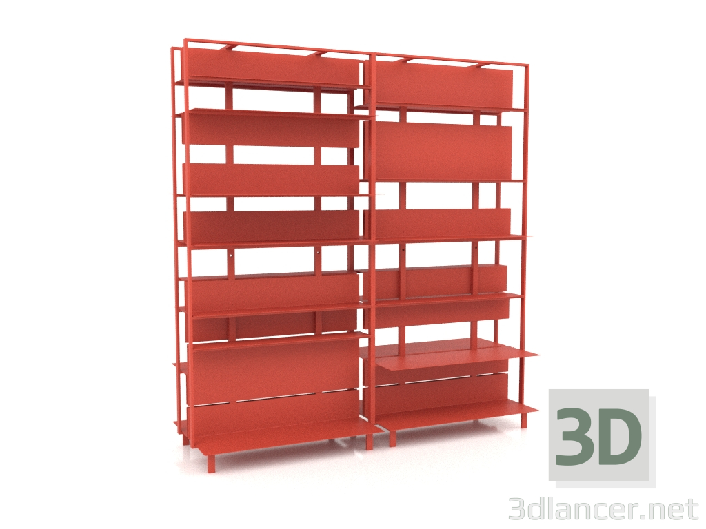 3d model Sistema de estanterías (composición 16) - vista previa